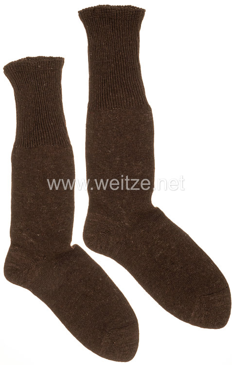 Wehrmacht Paar Wollsocken Bild 2