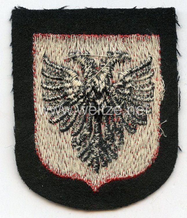 Ärmelschild der Albanischen Freiwilligen der Waffen-SS Div. 
