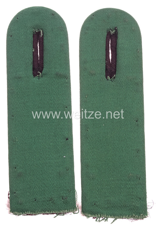 III. Reich Polizei Paar Schulterstücke für einen Wachtmeister der Schutzpolizei Bild 2