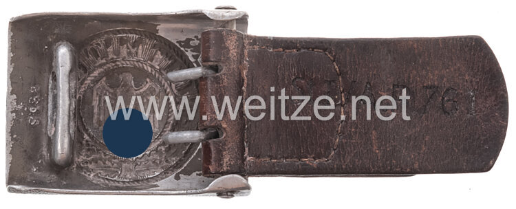 Wehrmacht Koppelschloss - mit Kammerstempel 