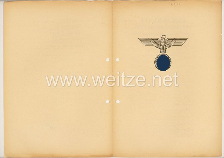 Ehrenblatt des deutschen Heeres - Ausgabe vom 4. Mai 1942  Bild 2