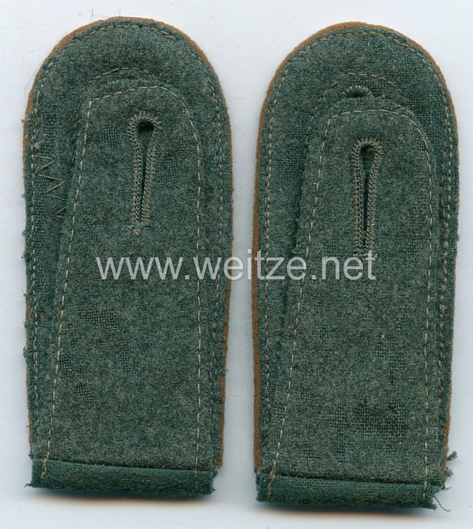Wehrmacht Heer Paar Schulterklappen für einen Feldwebel Kradschützen Bild 2