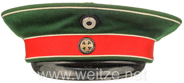 Preußen Schirmmütze für einen Reserve-Offizier im 2. Westfälischen Husaren-Regiment Nr. 11 Bild 2