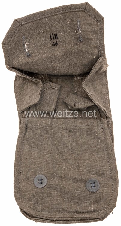 Wehrmacht Tasche für den Ersatz Filter der Gasmaske Bild 2