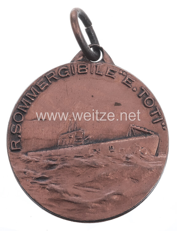 Königreich Italien 2. Weltkrieg U-Bootwaffe Tragbare Medaille an das U-Boot 