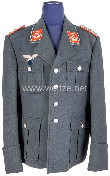 Luftwaffe Waffenrock für einen Hauptmann der Flakartillerie Bild 2