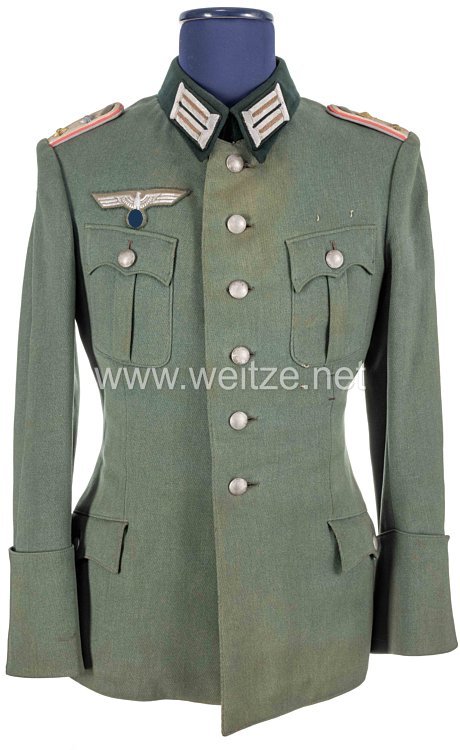 Wehrmacht Feldbluse für einen Hauptmann der Reserve, Panzerjäger Bild 2