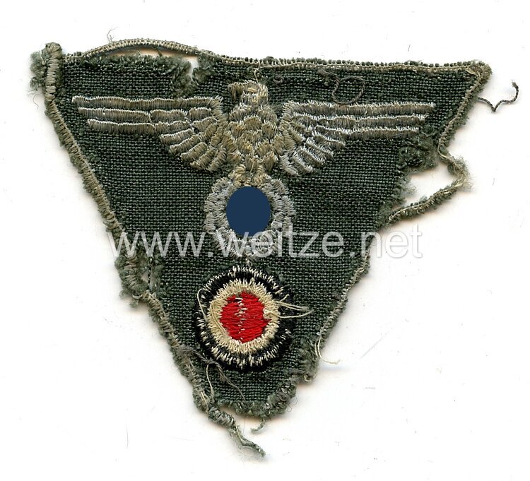 Wehrmacht Heer Mützenemblem für die Einheitsfeldmütze M 43 für Mannschaften Bild 2