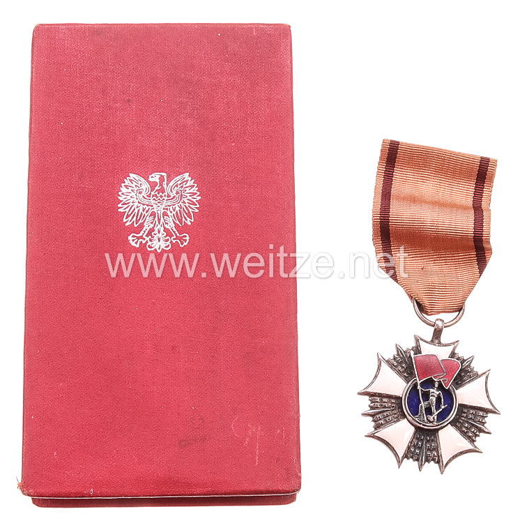 Volksrepublik Polen Orden des Arbeitsbanners 2. Klasse  Bild 2