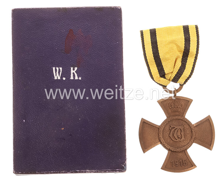 Württemberg Wilhelmskreuz für Verdienste um die öffentliche Wohlfahrt, 1915 Bild 2
