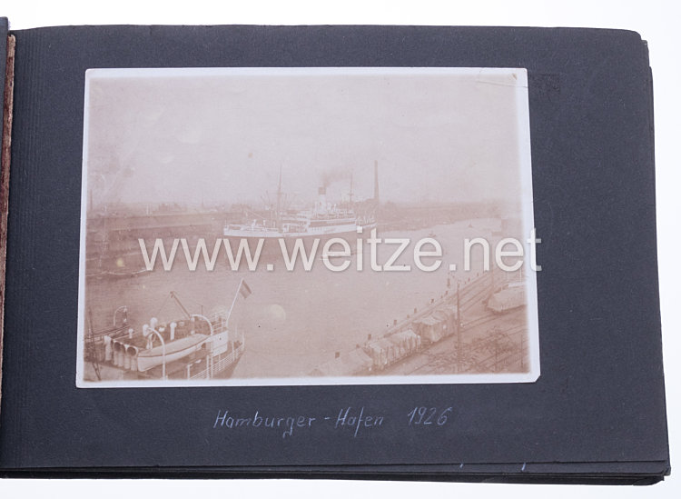 Weimarer Republik Fotoalbum, Reichskanzlei Paul von Hindenburg bei einem Militärmanöver in Königshofen Bild 2