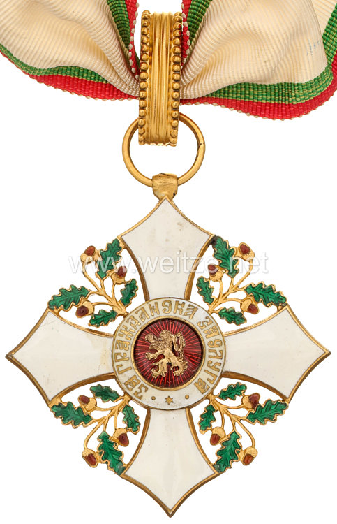 Bulgarien Zivilverdienst-Orden 1944-1946 Kreuz III. Klasse Kommandeurkreuz Bild 2