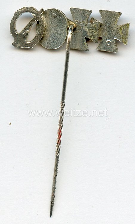 Miniaturspange 1957 eines Veteranen des 2. Weltkriegs - 4 Auszeichnungen Bild 2