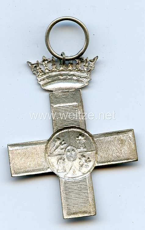 Spanien ab 1938, silbernes Militär-Verdienstkreuz Bild 2
