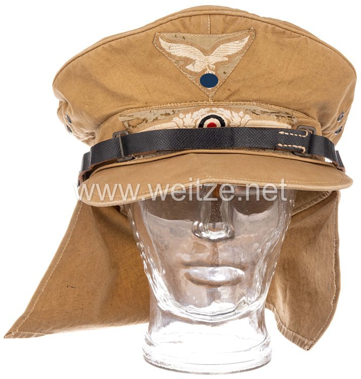 Luftwaffe Afrikakorps Tropenschirmmütze, sogenannte 