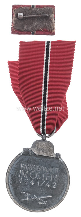 Medaille Winterschlacht im Osten mit Bandspange  Bild 2