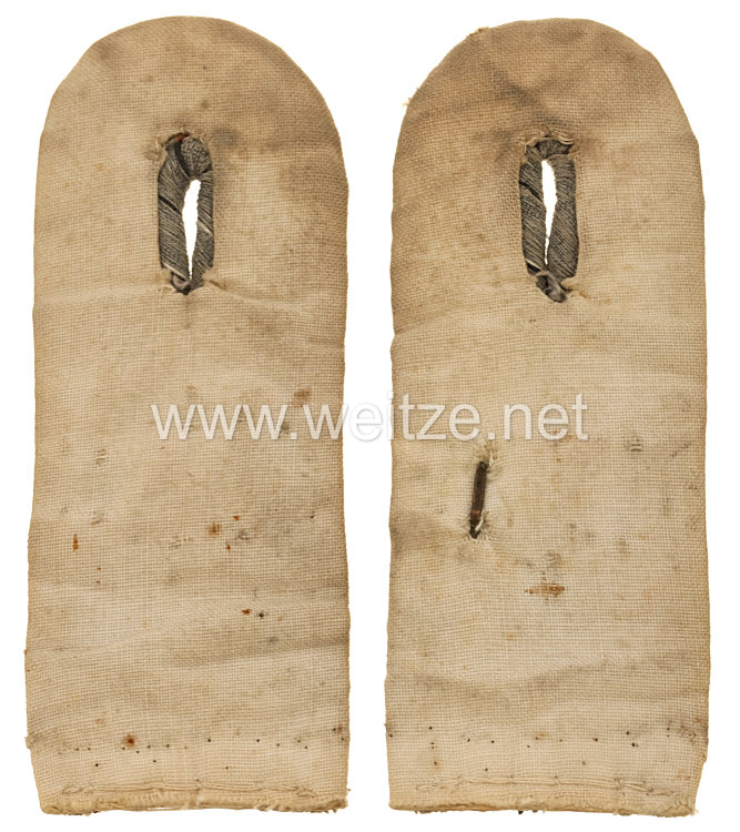 Preußen 1. Weltkrieg Paar Schulterstücke Feldgrau für einen Leutnant im Reserve-Infanterie-Regiment Nr. 204 Bild 2