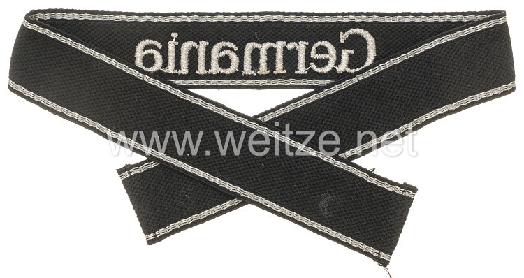 Waffen-SS Ärmelband für Mannschaften im SS-Panzergrenadier-Regiment 9 „Germania“ Bild 2
