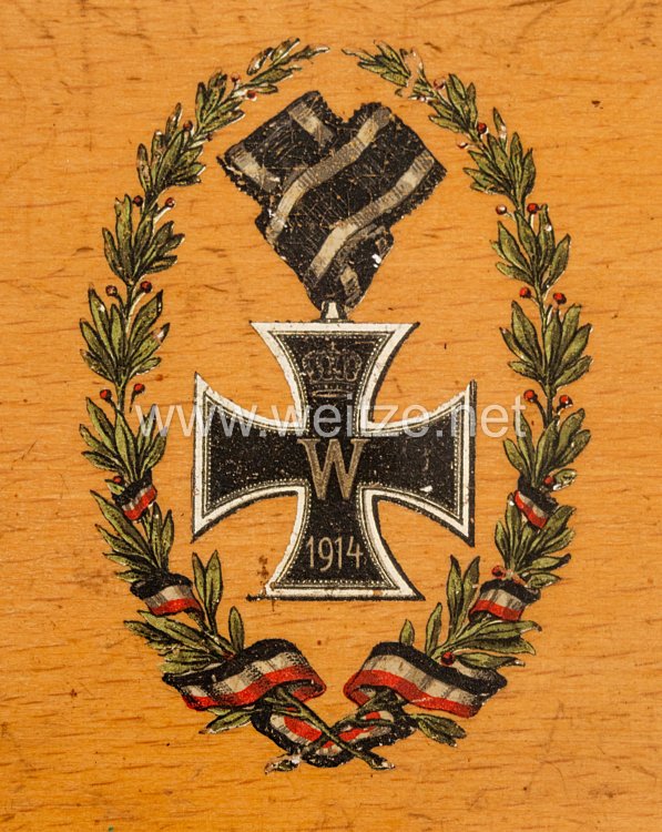 Deutsches Reich 1. Weltkrieg - Patriotische Sparbüchse mit Eisernem Kreuz Bild 2