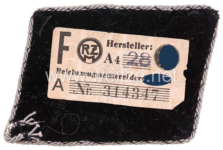 Waffen-SS Einzel Kragenspiegel für einen SS-Gruppenführer Bild 2