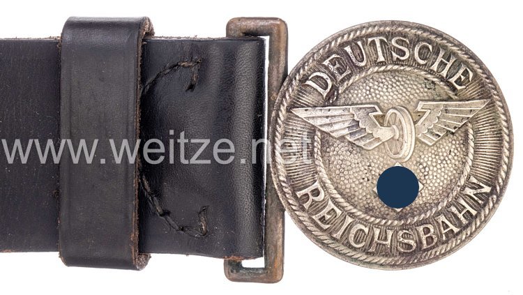 III. Reich Deutsche Reichsbahn/Bahnschutz Feldbinde für Offiziere Bild 2