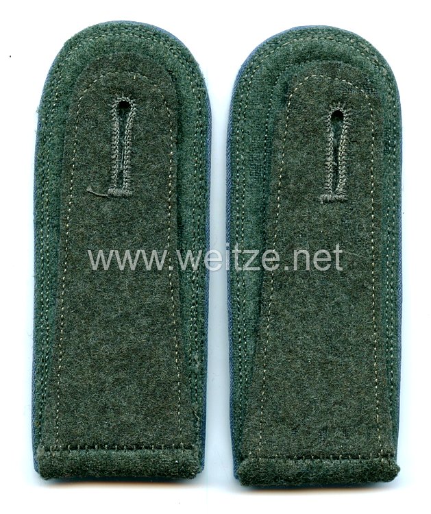 Wehrmacht Paar Schulterklappen für einen Feldwebel der Kraftfahr Abteilung 3 Bild 2