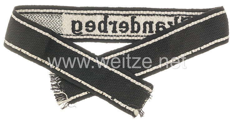 Waffen-SS Ärmelband für Angehörige der 21. Waffen-Gebirgs-Division der SS „Skanderbeg“ (albanische Nr. 1) Bild 2