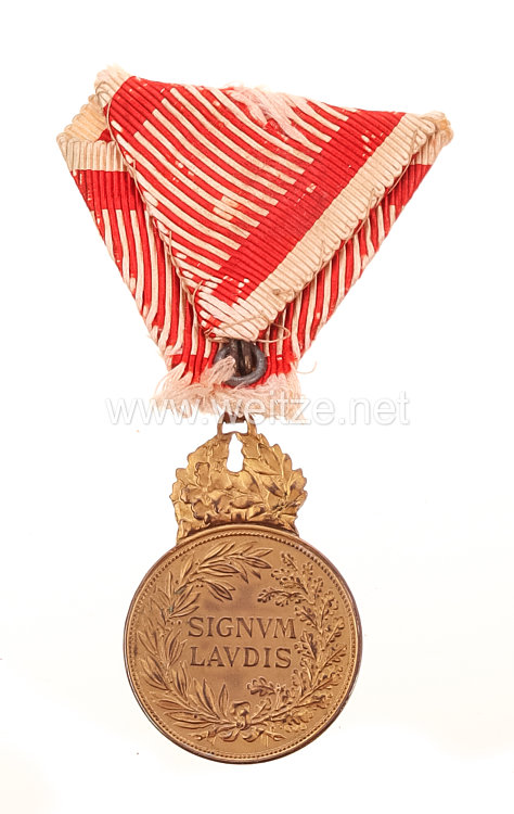 Österreich K.u.K. Monarchie Bronzene Militärverdienstmedaille, ab 1916 Bild 2