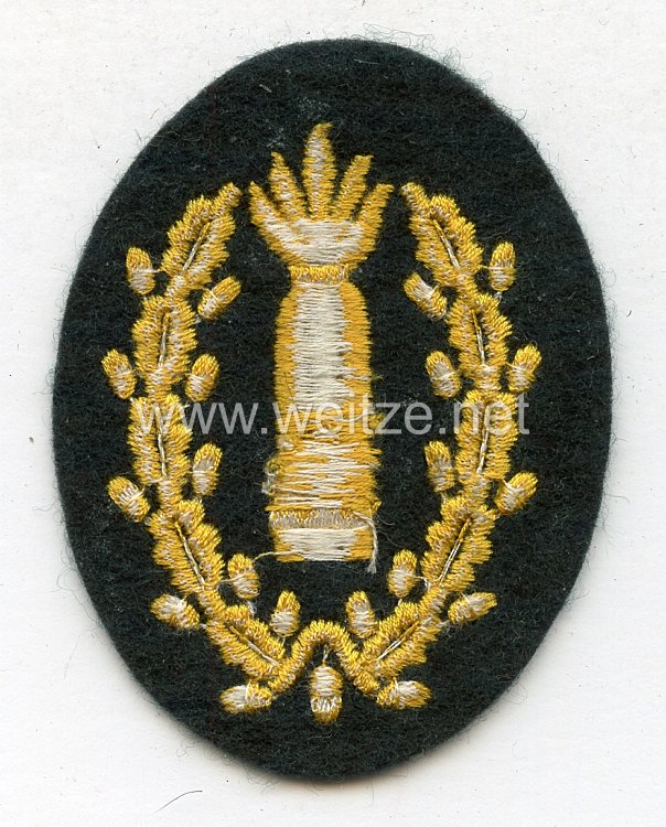 Wehrmacht Heer Ärmelabzeichen für einen Richtkanonier der Nebeltruppe Bild 2