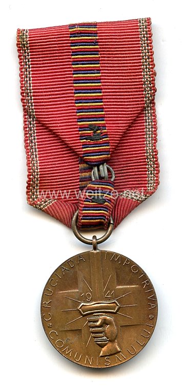 Rumänien Medaille Kreuzzug gegen den Kommunismus 1941  Bild 2