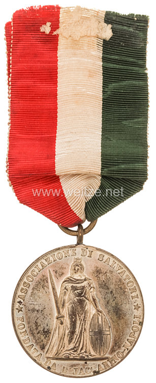 Königreich König Vittorio Emanuele III. Silberne Verdienstmedaille 