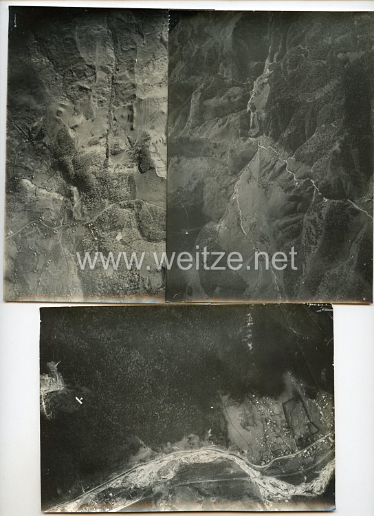 1. Weltkrieg Deutsches Heer Fotos, Luftaufnahmen von der Westfront Bild 2