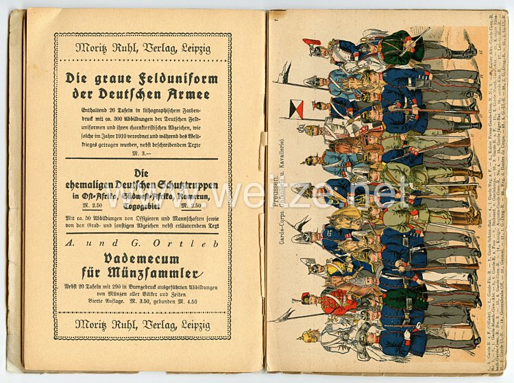 <div>Die Deutsche Armee vor dem Weltkriege, um 1926</div><div><br></div> Bild 2