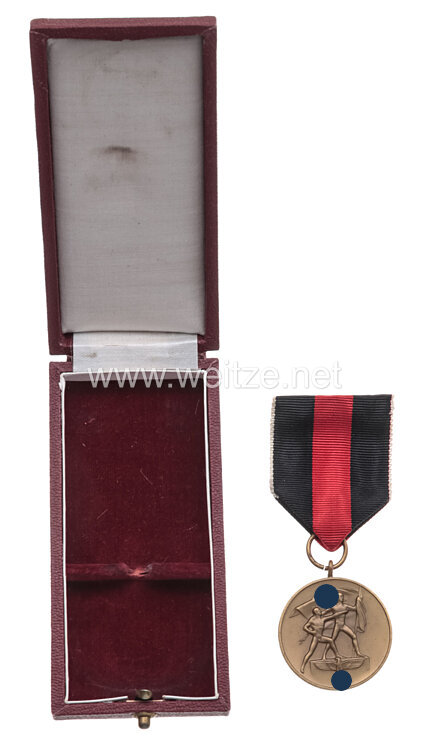 Medaille zur Erinnerung an den 1. Oktober 1938 (Anschluss Sudetenland) Bild 2