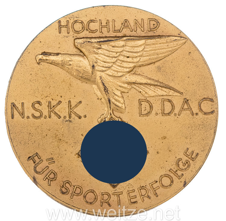 NSKK / DDAC - nichttragbare Teilnehmerplakette - 