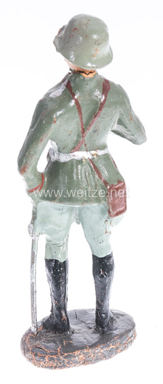 Elastolin - Heer Offizier stehend mit Fernglas Bild 2