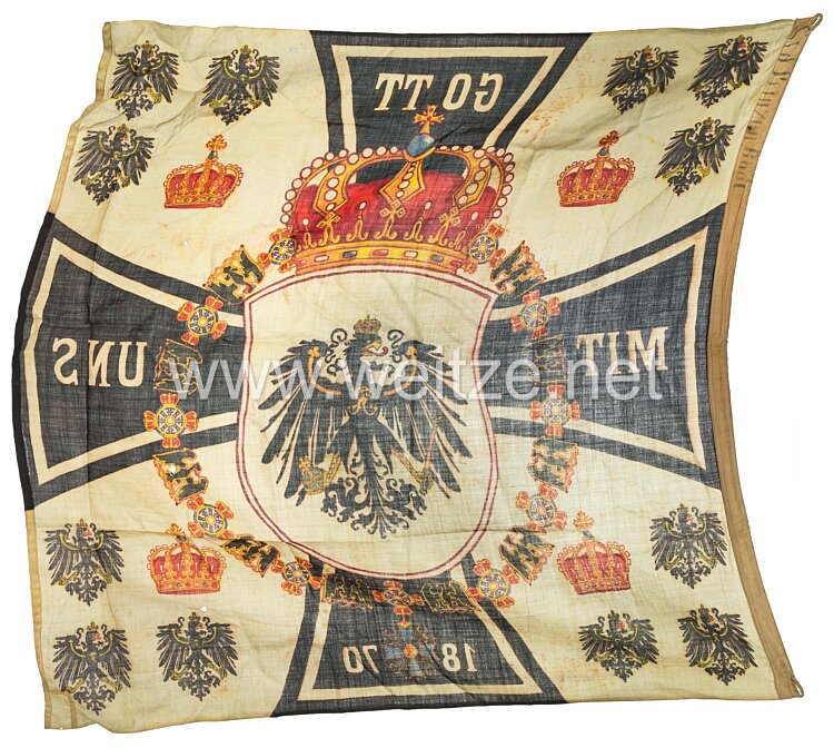 Deutsches Reich 1871-1918 Standarte für das persönliche Boot Seiner Kaiserlichen und Königlichen Hoheit des deutschen Kronprinzen Bild 2