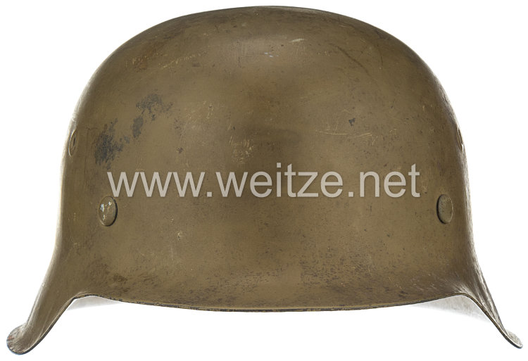 Wehrmacht Heer / Waffen-SS Stahlhelm M 42 Sandfarben  Bild 2