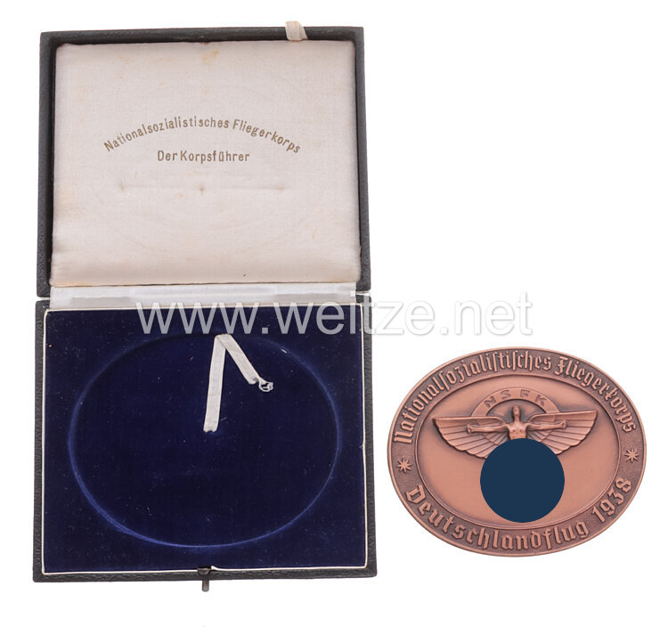 NSFK - nichttragbare Bronzene Plakette - 