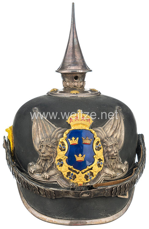 Schweden Pickelhaube Modell 1887 für Offiziere des 
