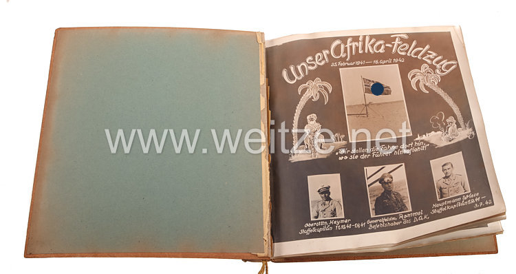 Luftwaffe Erinnerungsalbum von der 2. Staffel (H) Aufklärergruppe 14. in Nordafrika  Bild 2