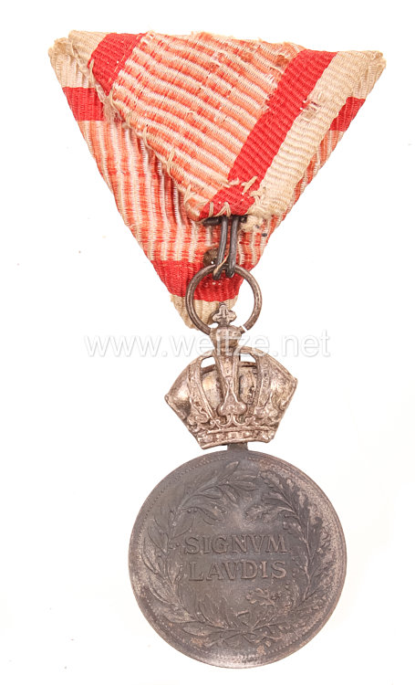 Österreich / K.u.K. Monarchie Silberne Militärverdienstmedaille Bild 2