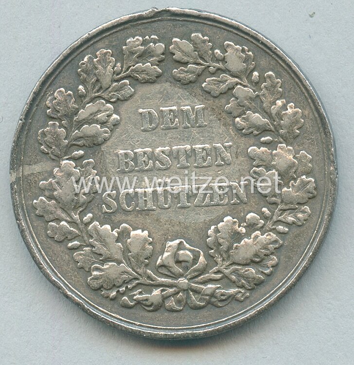Sachsen Königreich Tragbare silberne Medaille 