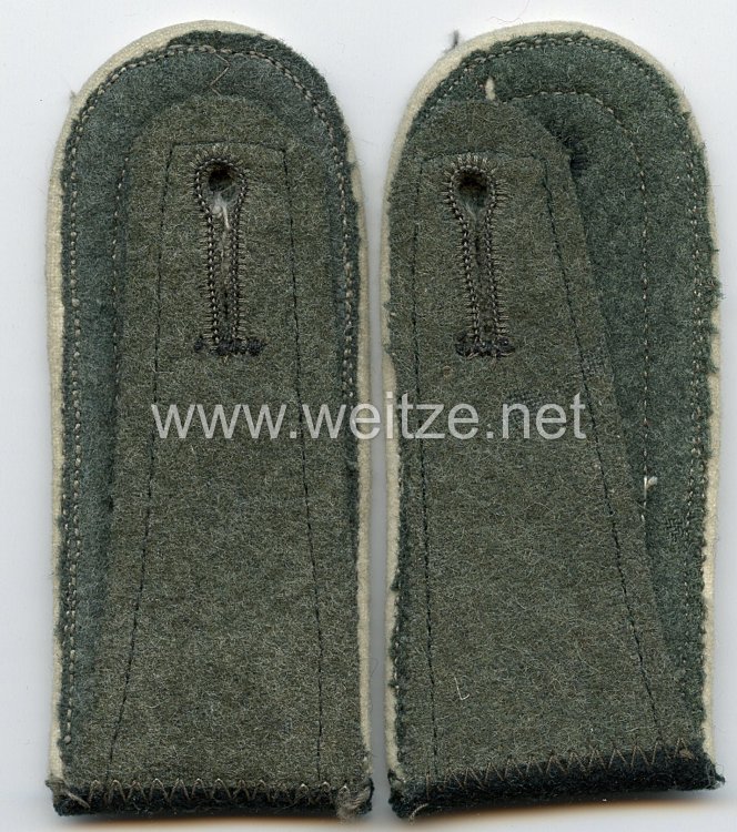 Wehrmacht Heer Paar Schulterklappen für einen Unteroffizier im Landesschützen-Bataillon 905 Bild 2