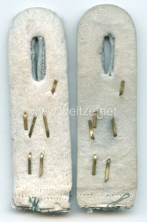 Wehrmacht Heer Paar Schulterstücke für einen Leutnant Maschinengewehr-Abt. Nr. 47 Bild 2