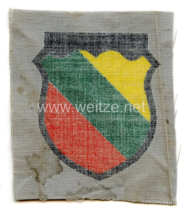 Wehrmacht Heer Ärmelschild der litauischen Freiwilligen in der Wehrmacht Bild 2