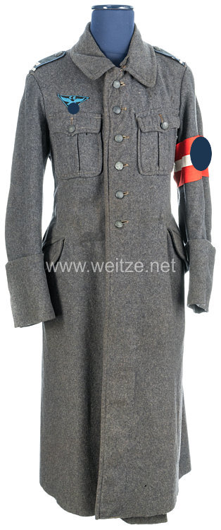 Luftwaffe - Hitlerjugend (HJ) Mantel für einen Flakhelfer und Oberscharführer Bild 2