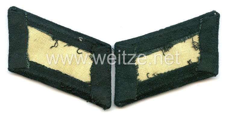 Wehrmacht Heer Paar Kragenspiegel für einen Offizier Arzt Bild 2