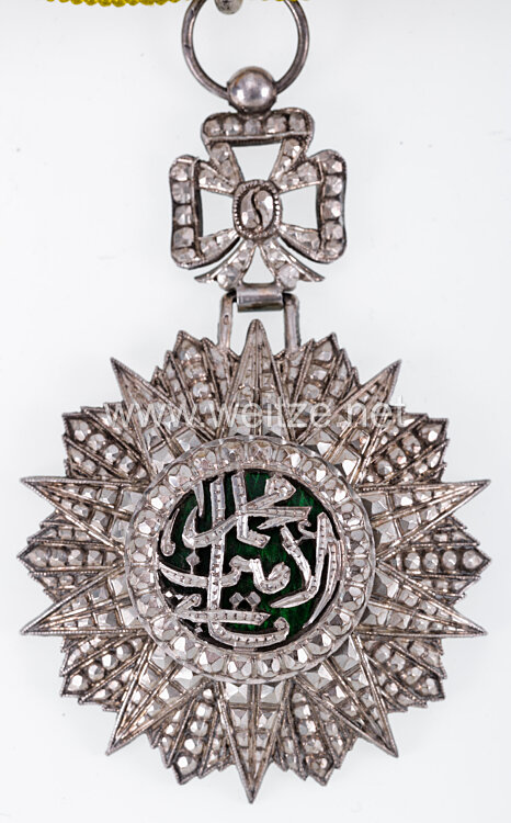 Königreich Tunesien Orden des Ruhmes - Nishan Iftikhar Halskreuz Bild 2