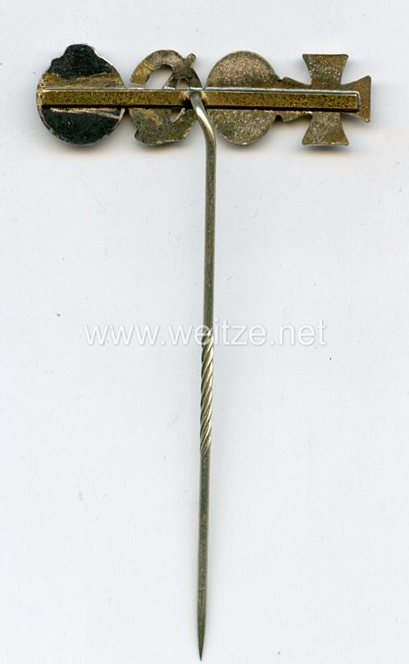 Miniaturspange 1957 eines Veteranen des 2. Weltkriegs - 4 Auszeichnungen Bild 2
